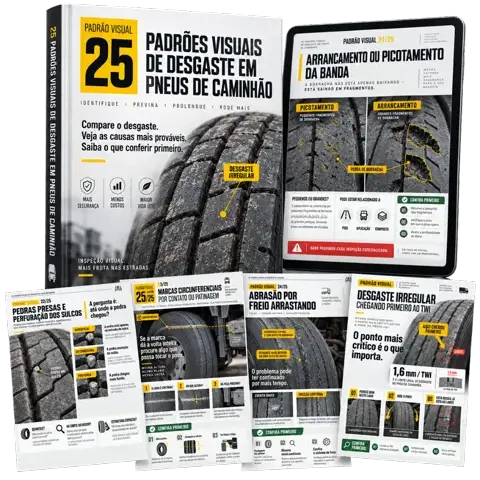 Guia 25 Padrões Visuais de Desgaste em Pneus de Caminhão